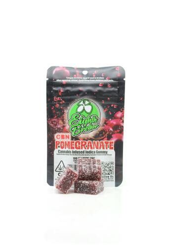 Eighth Brother | Cut-a-Dose | CBN Pomegranate Gummies | 100 mg | Single
