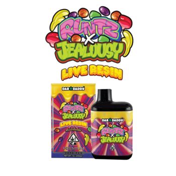 Runtz X Jealousy Live Resin Vape Dab Daddy® 1g
