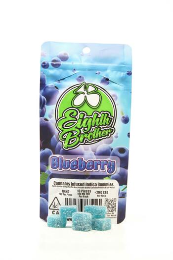Eighth Brother | Blueberry | Gummies | 100mg | 10ct