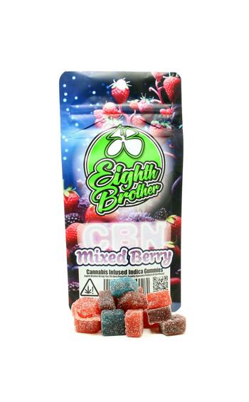 Eighth Brother | Mixed Berry | CBN Gummies | 100mg | 10ct