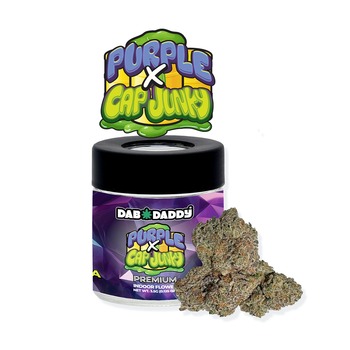 Purple X Cap Junky Flower Dab Daddy 14g