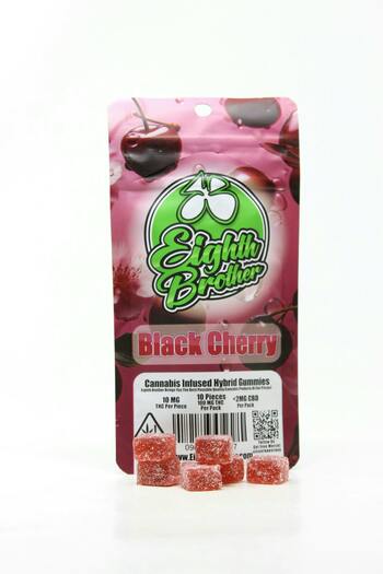Eighth Brother | Black Cherry | Gummies | 100mg | 10ct
